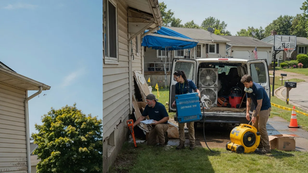 Ceiling Leak Cleanup in Blossburg, PA near me